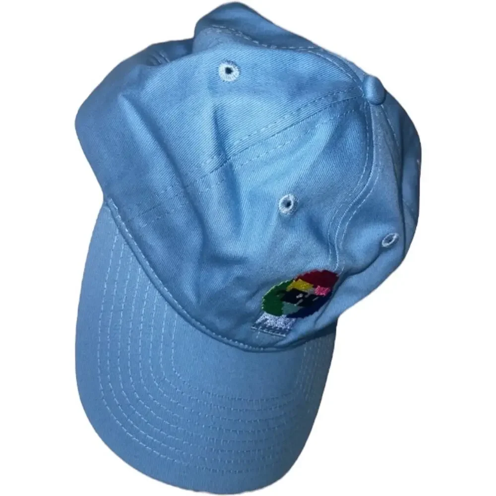 Madhappy SHADES RAINBOW Embroidered Baby Blue Adjustable Hat/Cap Noun's Dad Hat